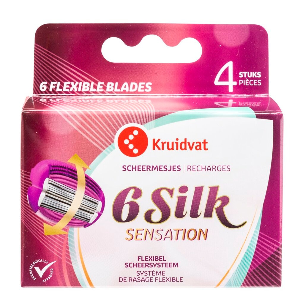 Kruidvat 6 Silk Sensation Scheermesjes