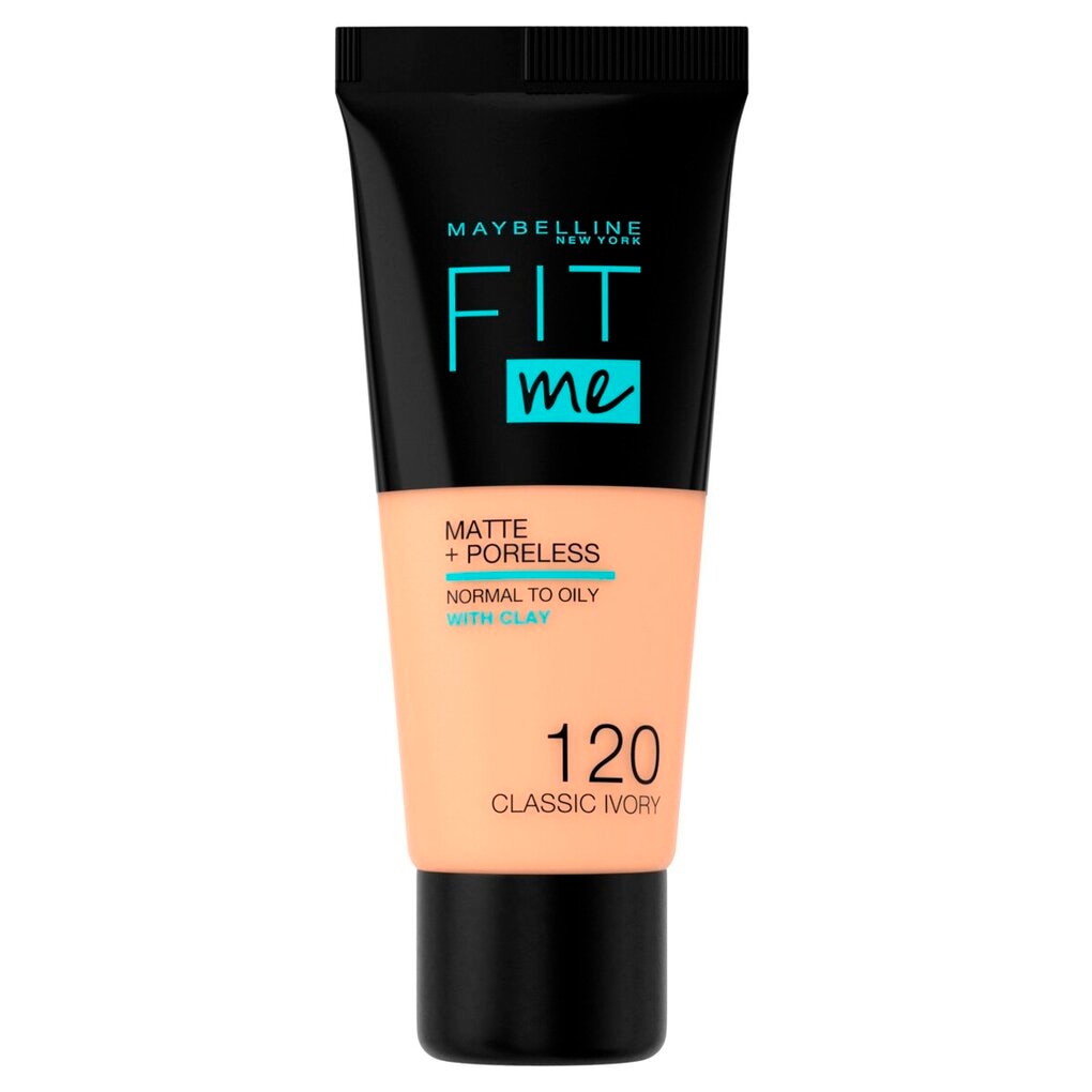 Maybelline Fit Me Fond de Teint Matte + Poreless 120 Classic Ivory