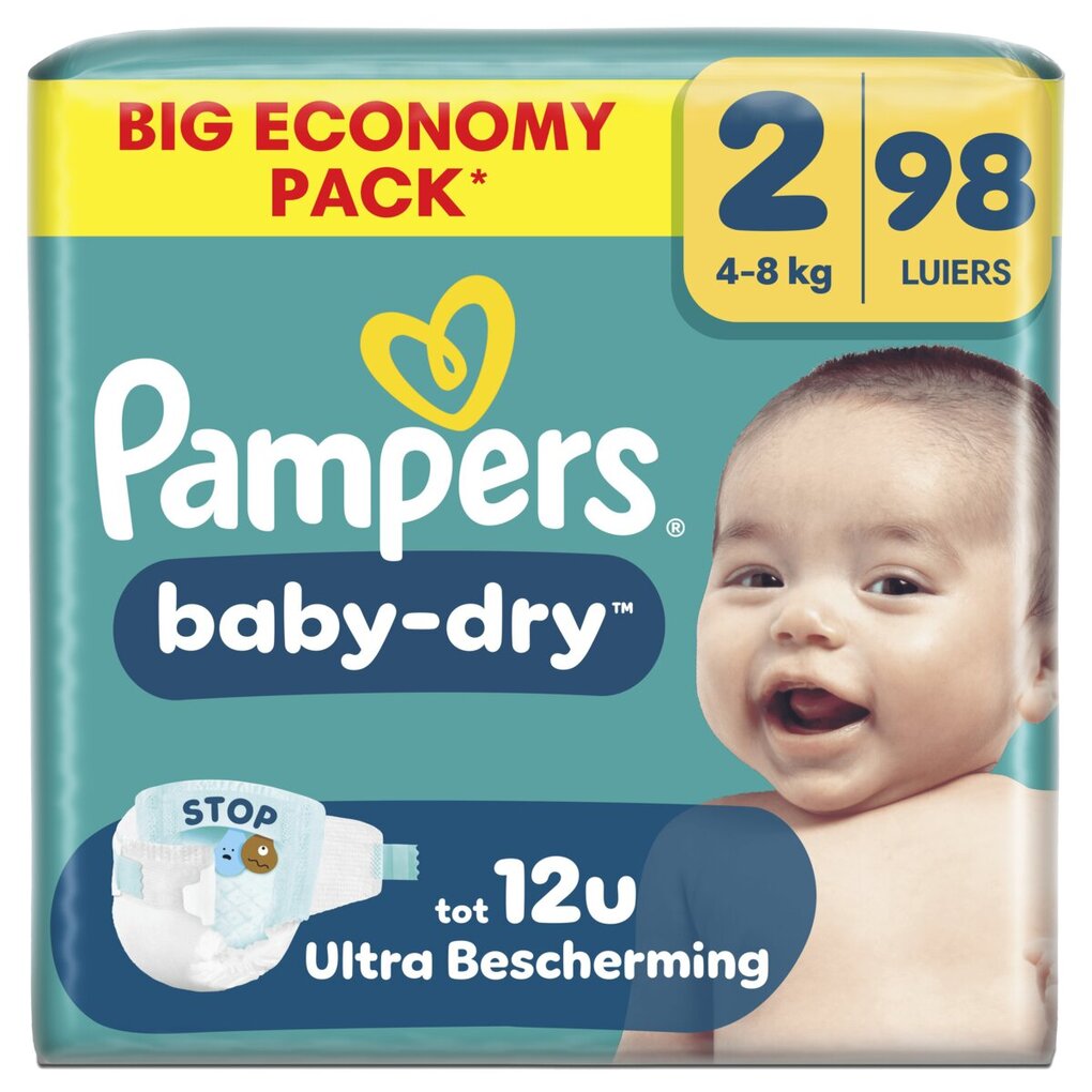 Pampers Baby-Dry Maat 2 Luiers