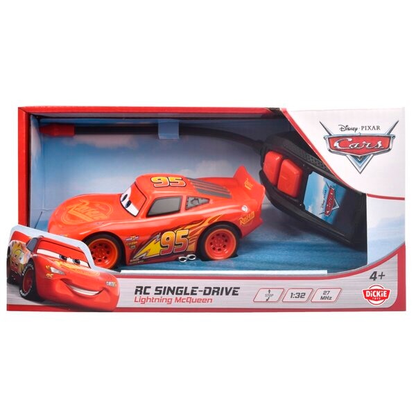 Dickie Toys Disney Pixar Cars Voiture RC Single-Drive Lightning McQueen