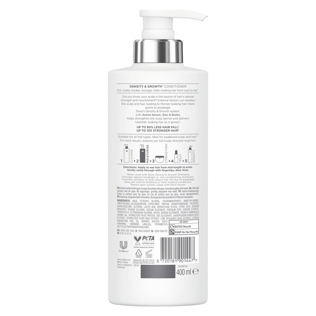 Dove Scalp + Hair Therapy Density & Growth Conditioner