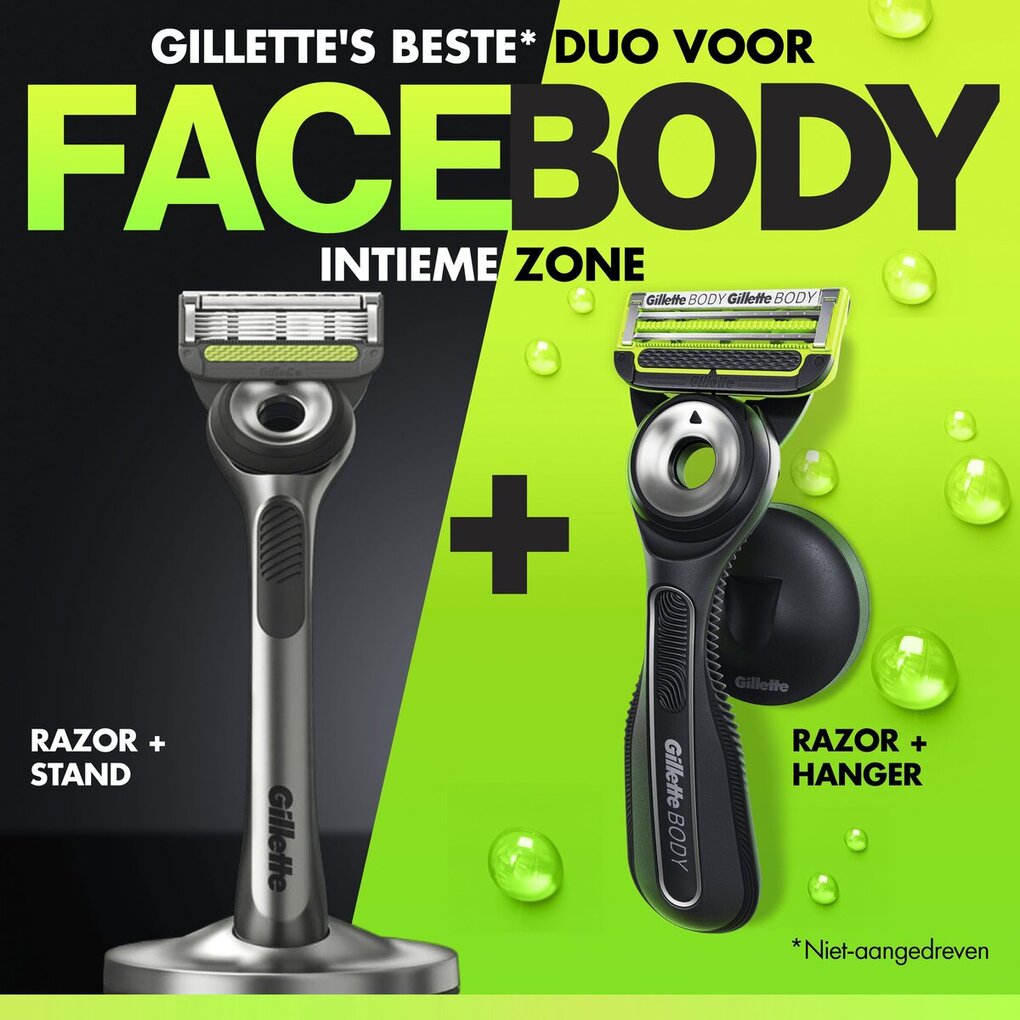 GilletteLabs Face and Body Scheerapparaat Duoverpakking
