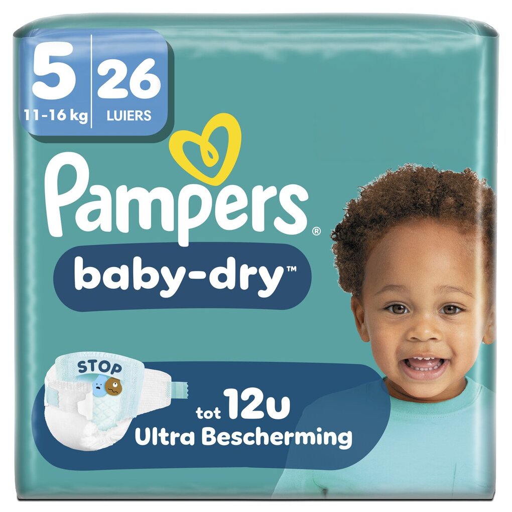 Pampers Couches Baby-Dry Taille 5