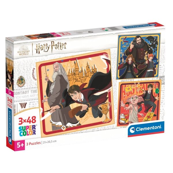 Clementoni Puzzle pour Enfants Harry Potter 3-en-1