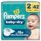 Pampers Couches Baby-Dry Taille 2