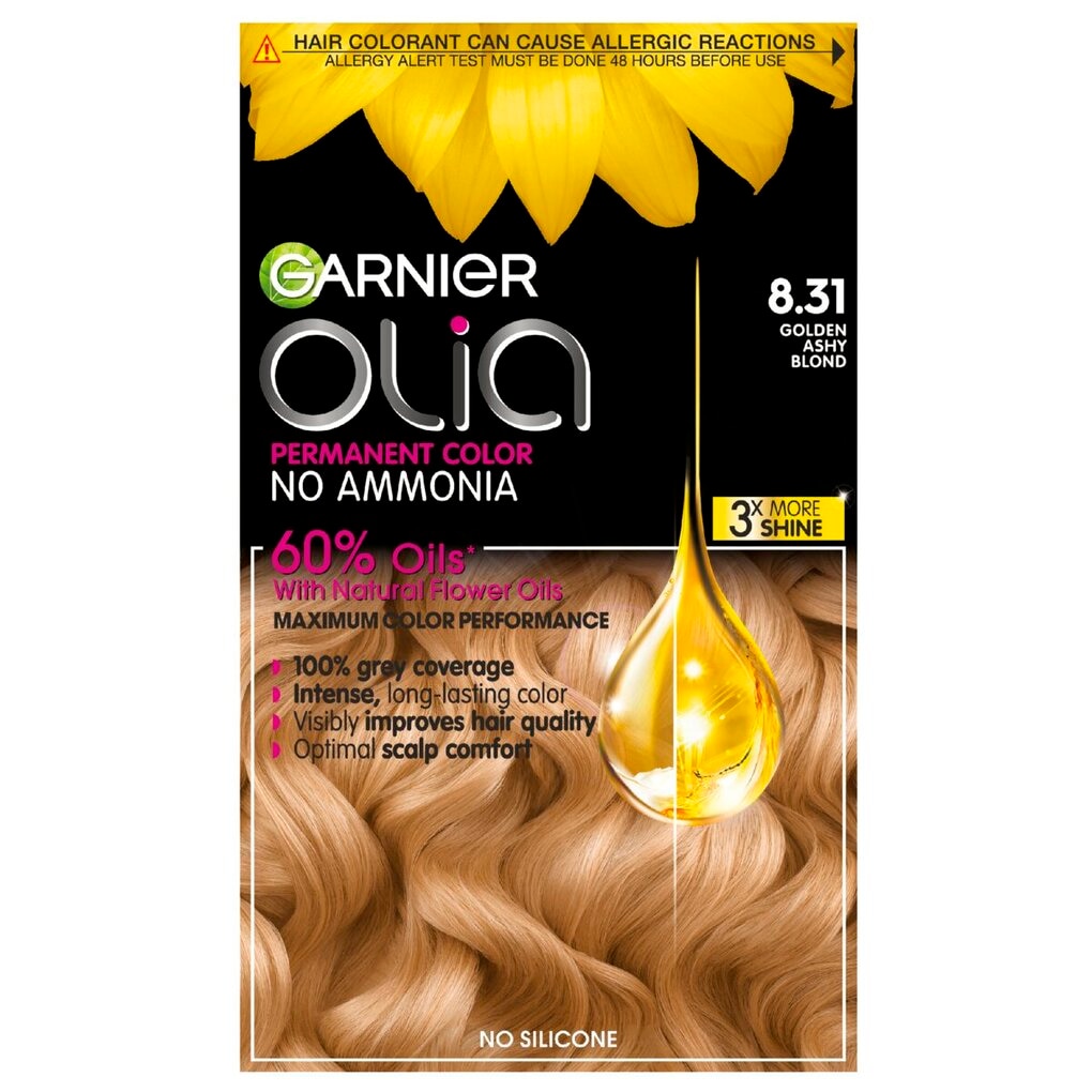 Garnier Olia 8.31 Goud Asblond Permanente Haarkleuring