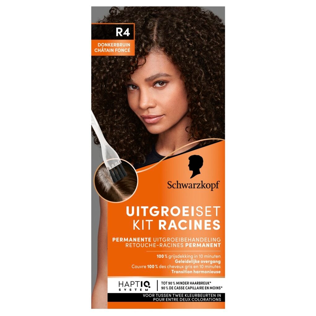 Schwarzkopf Vital R4 Donkerbruin Haarverf Uitgroeiset