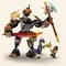 LEGO Ninjago La Mission du Robot Cole et du Dragon Zane 71854