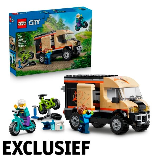 LEGO City 60512 Le Camping-Car d’Aventures et ses VTT