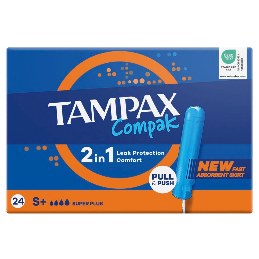 Tampax Compak Super Plus Tampons met Inbrenghuls