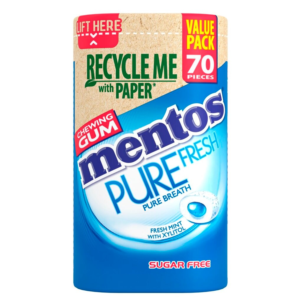 Mentos Pure Fresh Fresh Mint Kauwgom Mentos Pure Fresh Fresh Mint Kauwgom