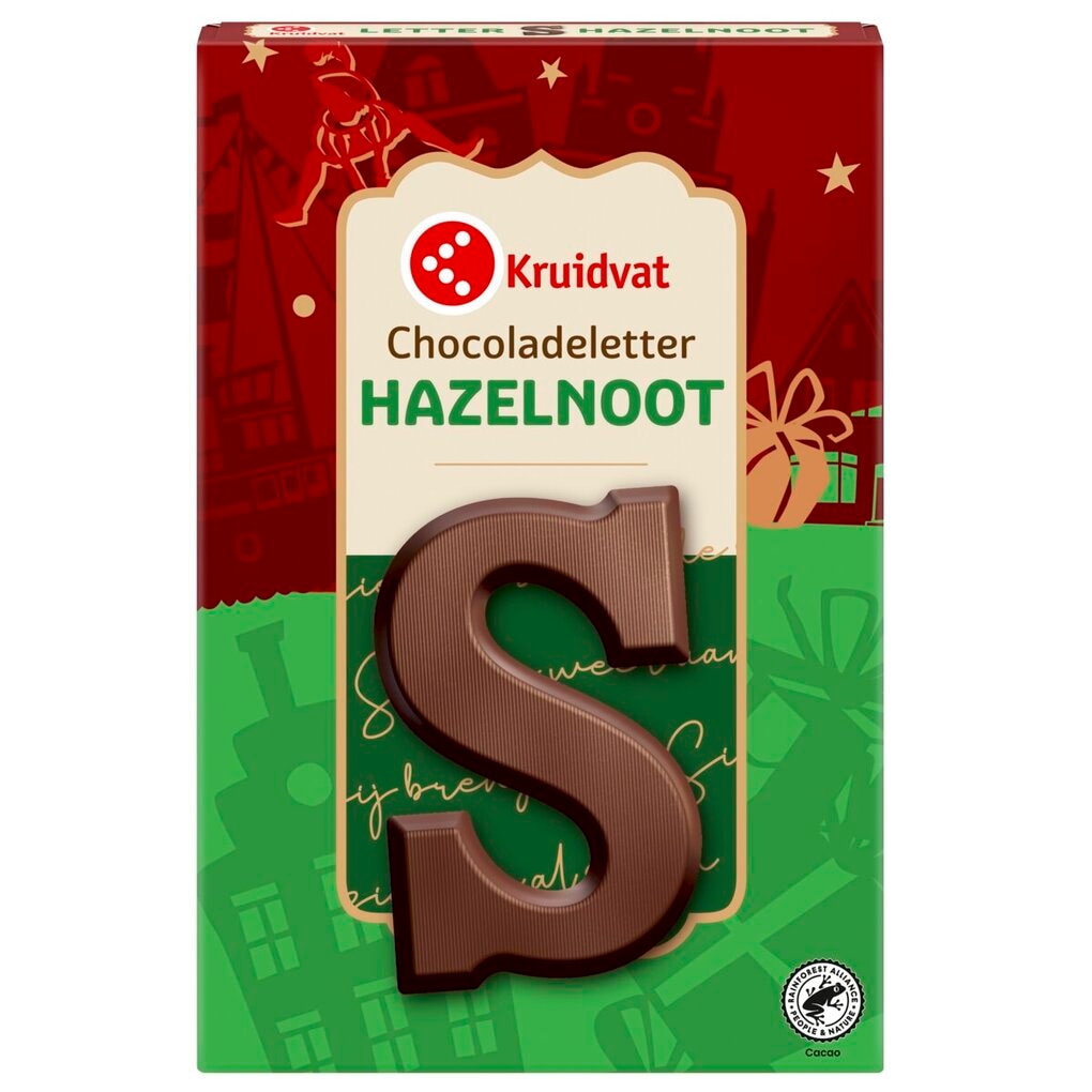 Kruidvat Lettre en Chocolat au Lait aux Noisettes