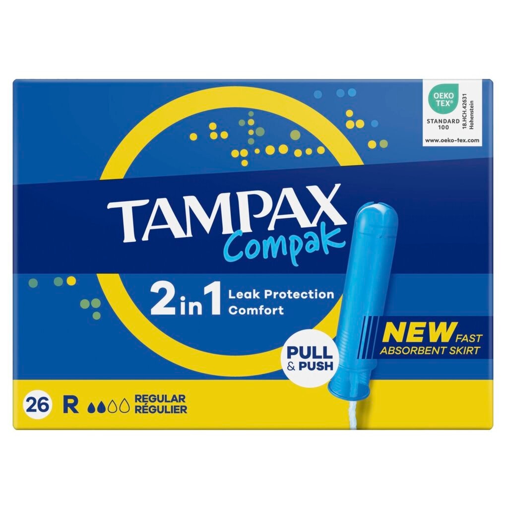 Tampax Compak Regular Tampons