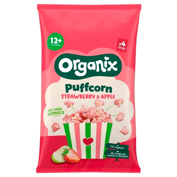 Organix Goodies Strawberry Puffcorn