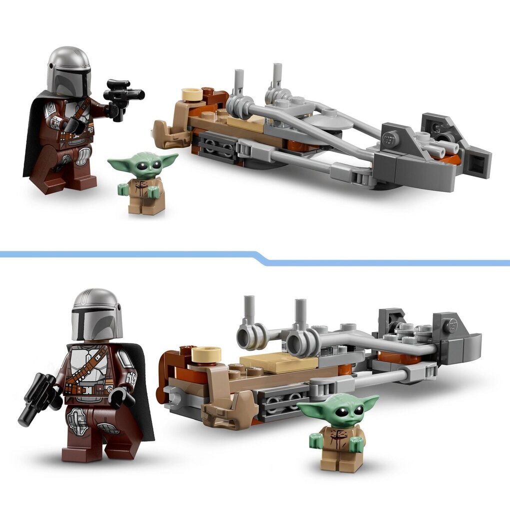 LEGO Star Wars Le Speeder Bike du Mandalorien et Grogu 75436