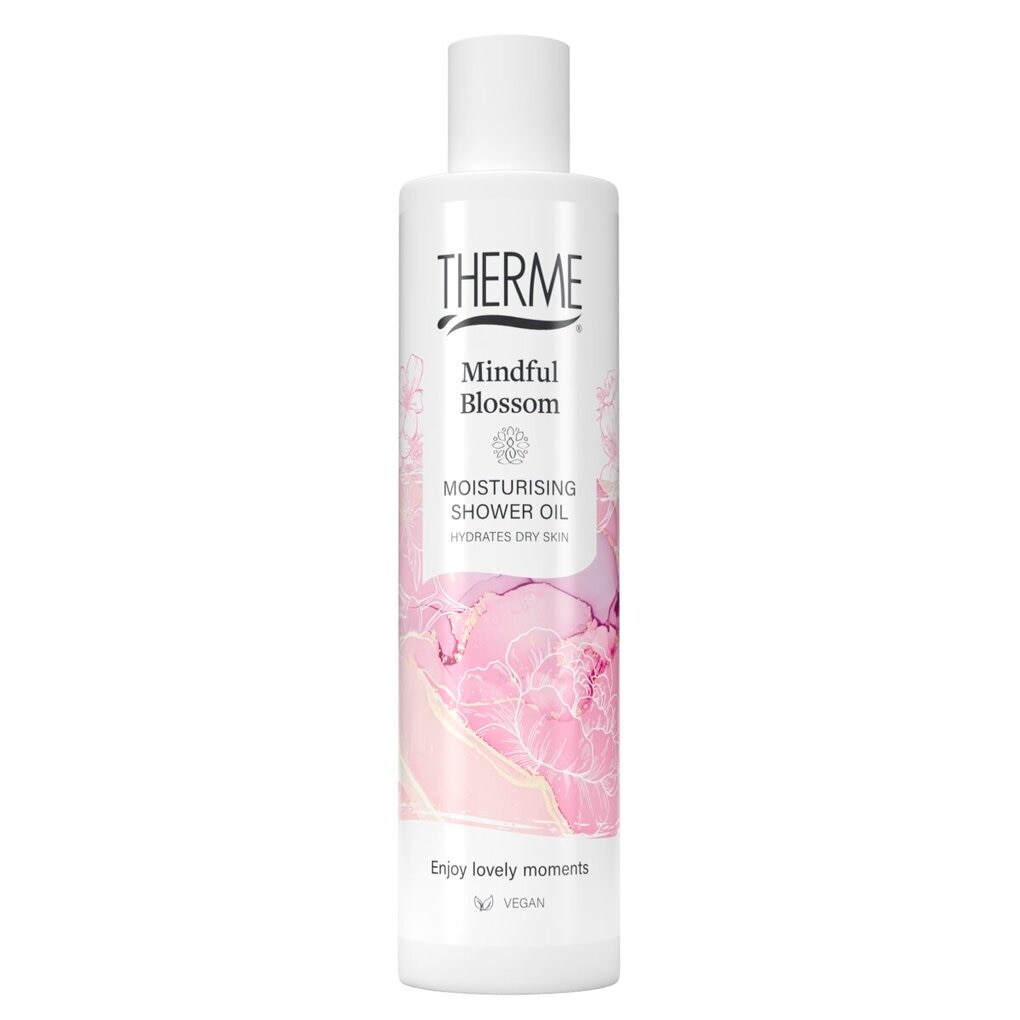 Therme Mindful Blossom Moisturising Shower Oil