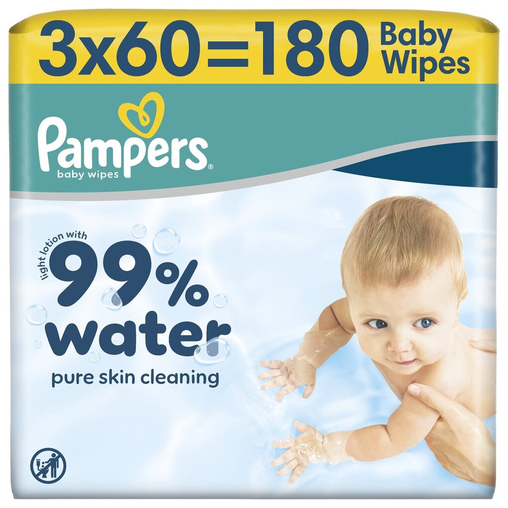 Pampers Lingettes Bébé 99% Water