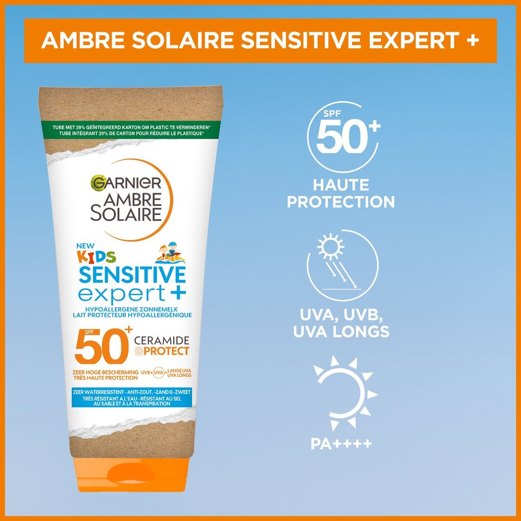 Garnier Ambre Solaire Kids Sensitive Expert+ SPF50+ Zonnemelk