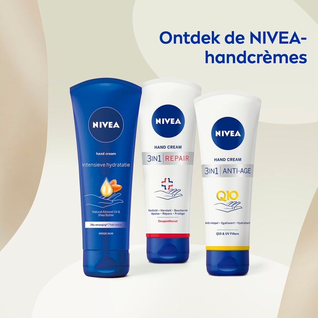 NIVEA Crème Mains 3-en-1 Repair & Care