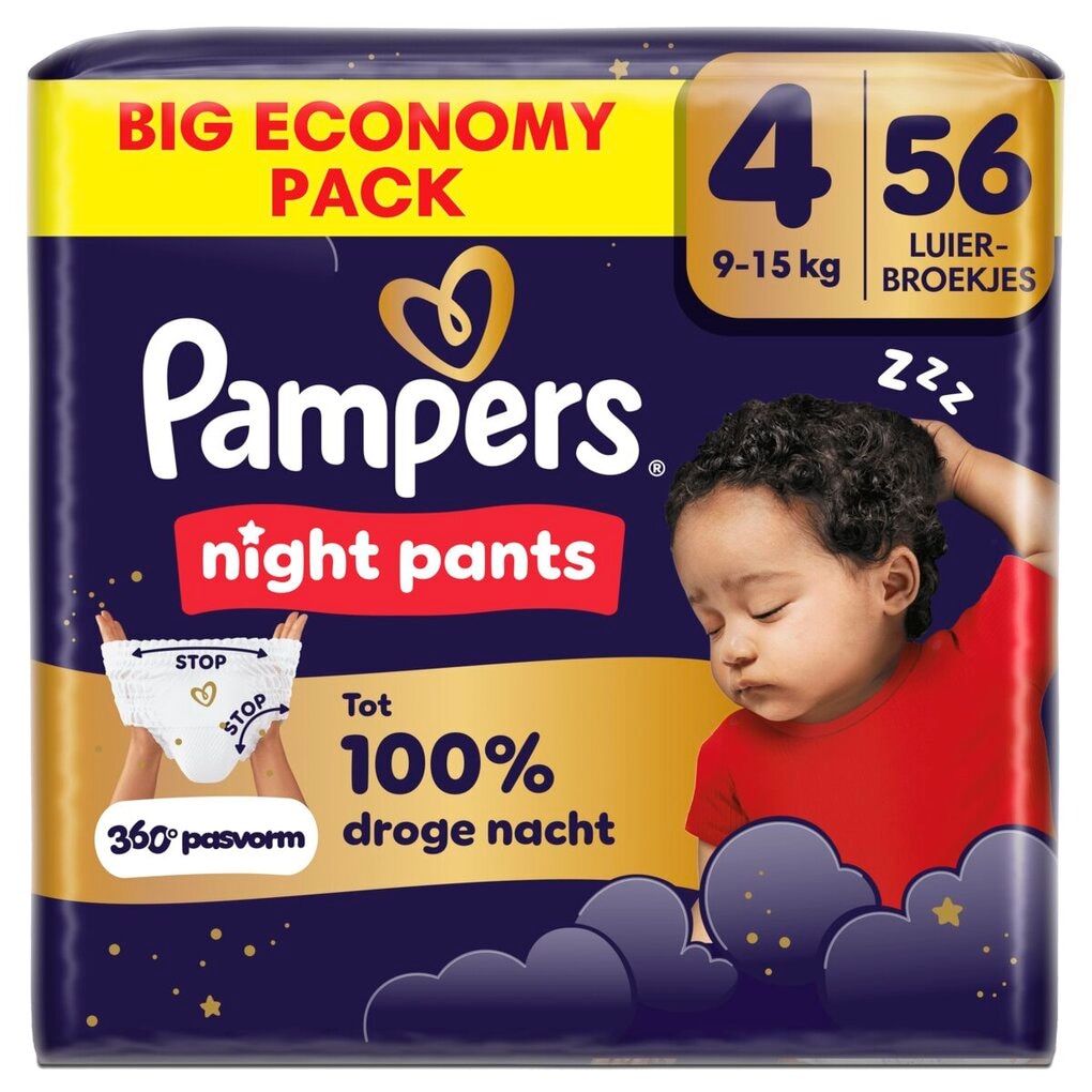 Pampers Night Pants Maat 4 Luierbroekjes