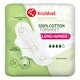 Kruidvat Serviettes Hygiéniques 100 % Cotton Long+ Wings