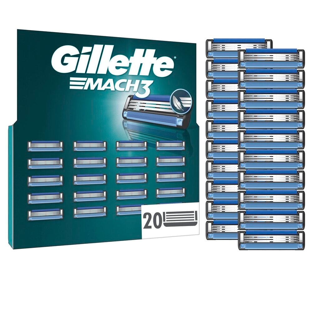 Gillette Voordeelpak Mach3 L 20 stuks