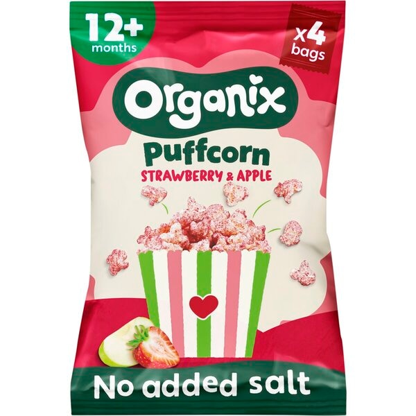 Organix Strawberry Puffcorn