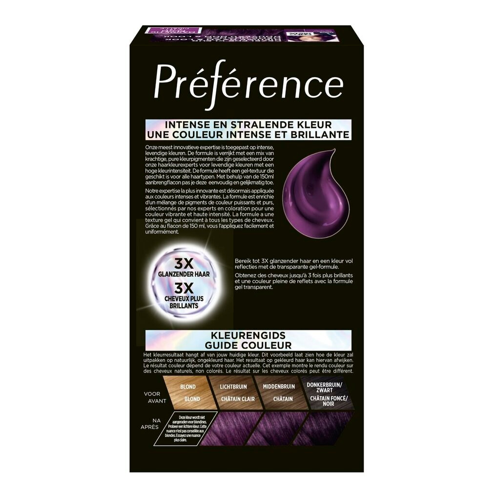 L'Oréal Paris Préférence Coloration Permanente Les Vivids 3.161 Magnetic Plum