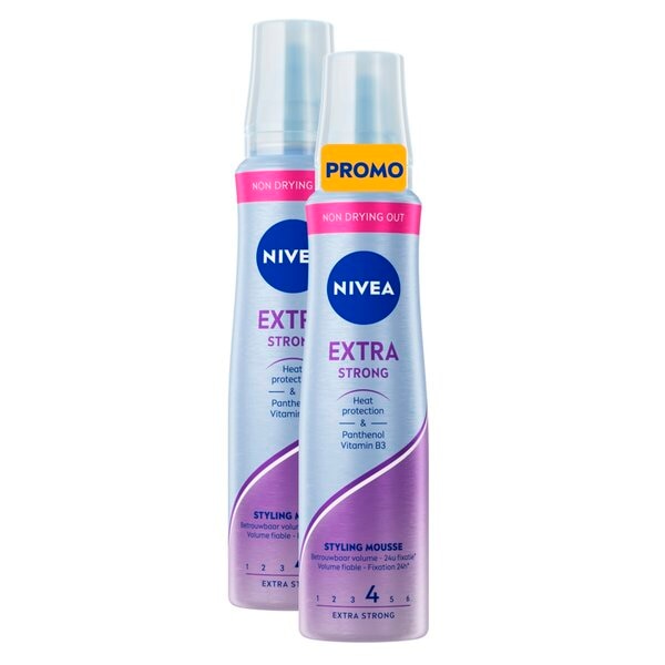 NIVEA Hold 4 Extra Strong Styling Mousse