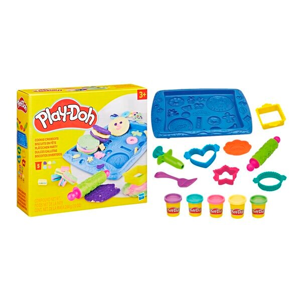 Play-Doh Kitchen Creations Coffret Biscuits en fête avec 10 Accessoires Play-Doh Kitchen Creations Coffret Biscuits en fête avec 10 Accessoires
