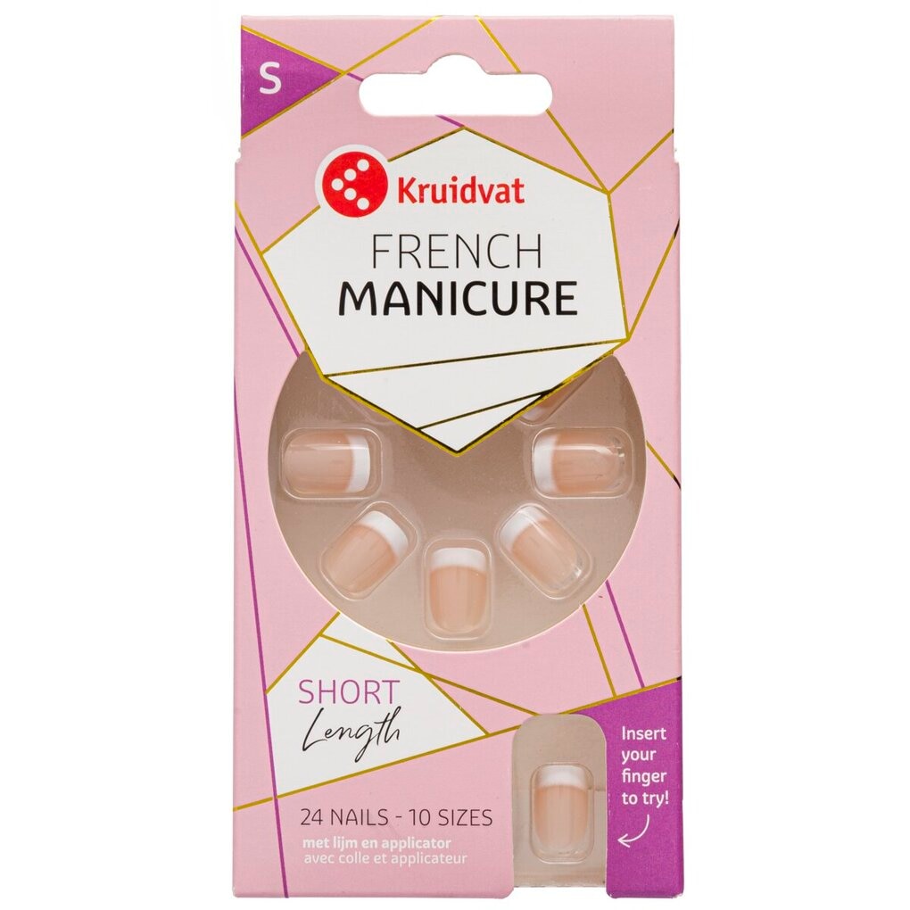 Kruidvat Salon Nails French Manicure Short