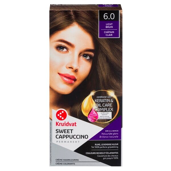 Kruidvat Crème Colorante 6.0 Châtain Clair