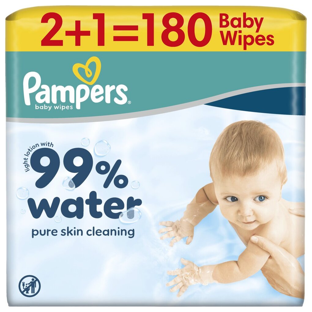 Pampers 99% Water Babydoekjes