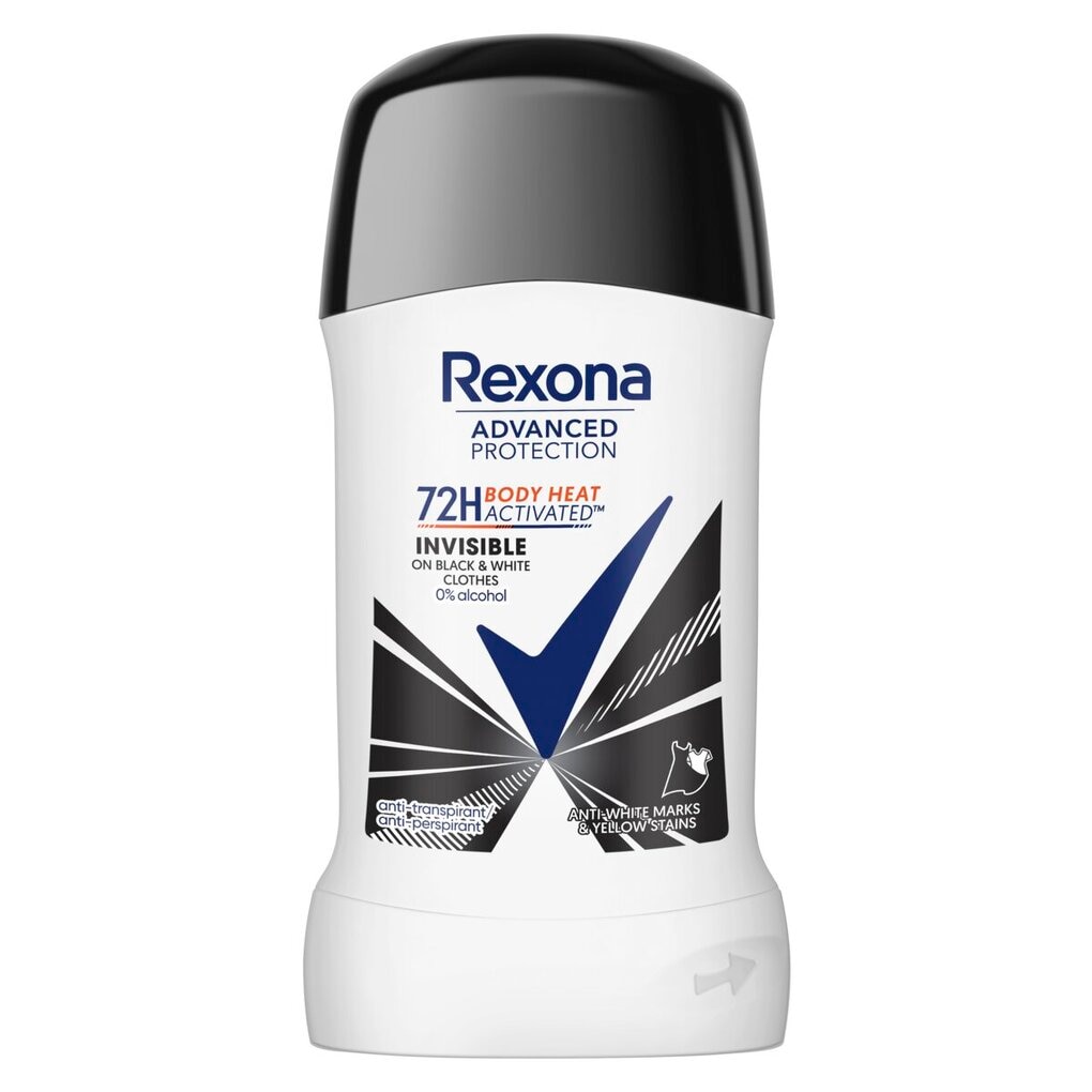 Rexona Advanced Protection Stick Anti-Transpirant 72H Invisible On Black & White