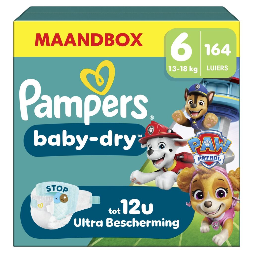 Pampers Baby-Dry Paw Patrol Maat 6 Luiers