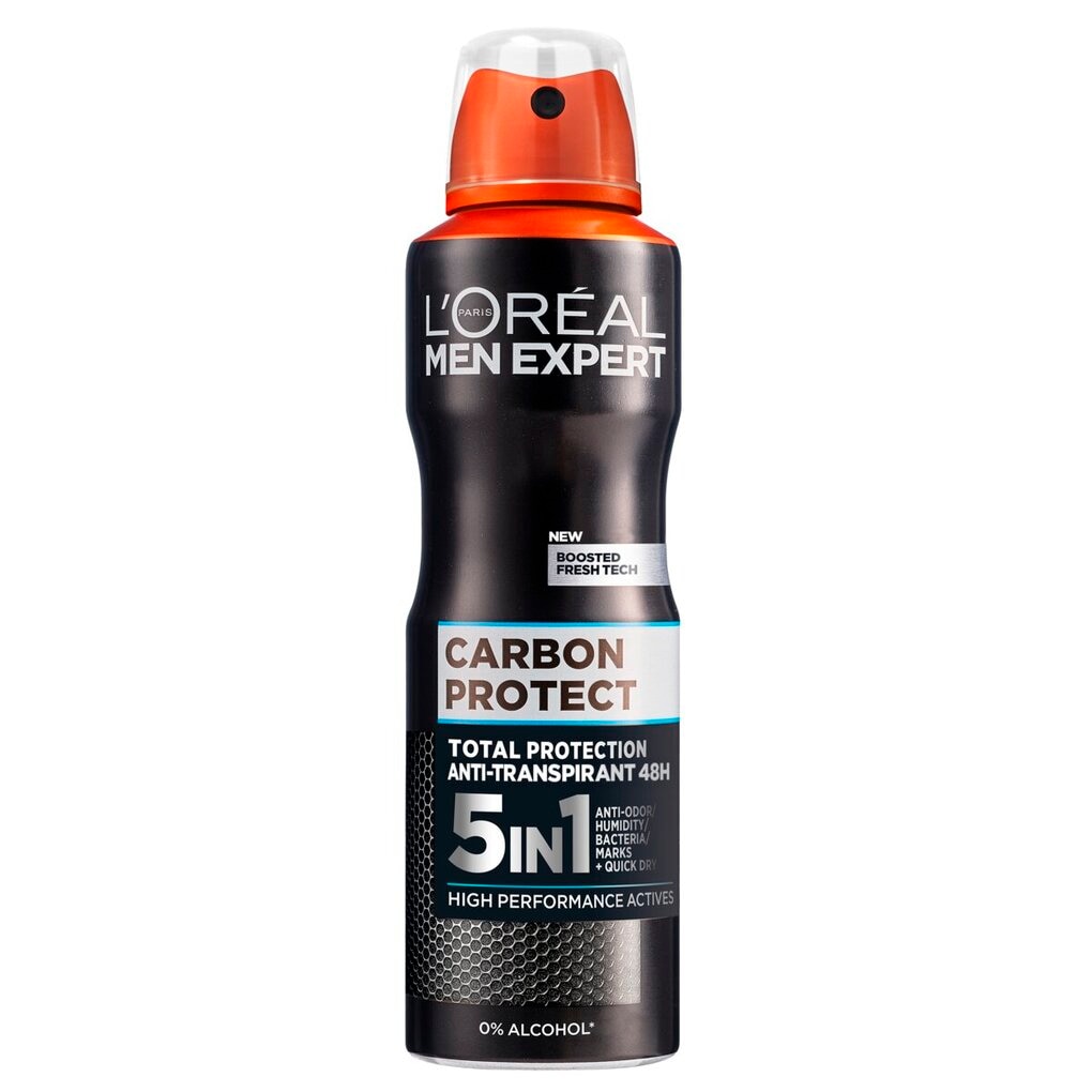 L'Oréal Paris Men Expert Anti-Transpirant à Bille 5-en-1 Carbon