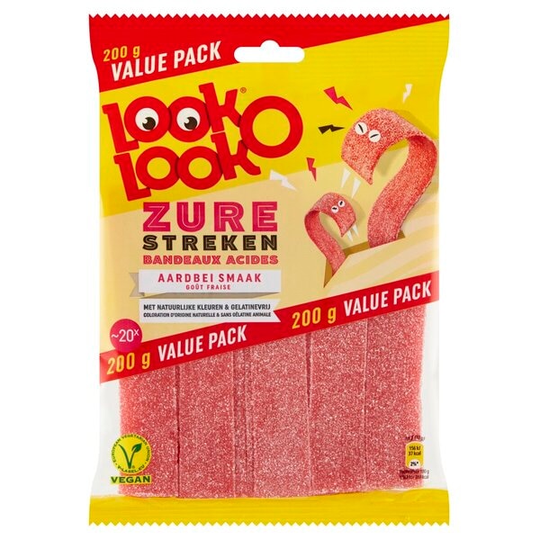 Look-O-Look Zure Matten Aardbeismaak