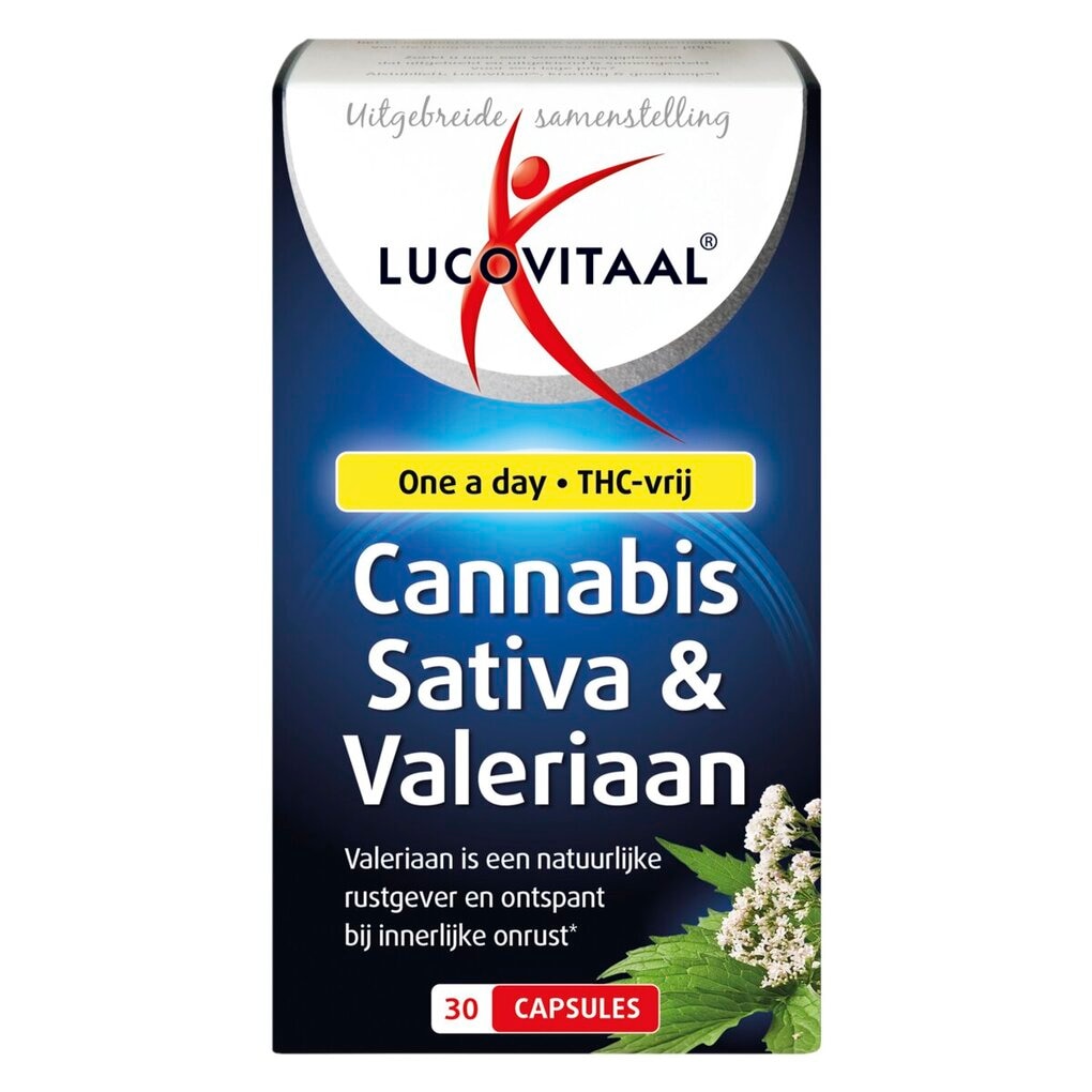 Lucovitaal Cannabis Sativa & Valériane en Gélules