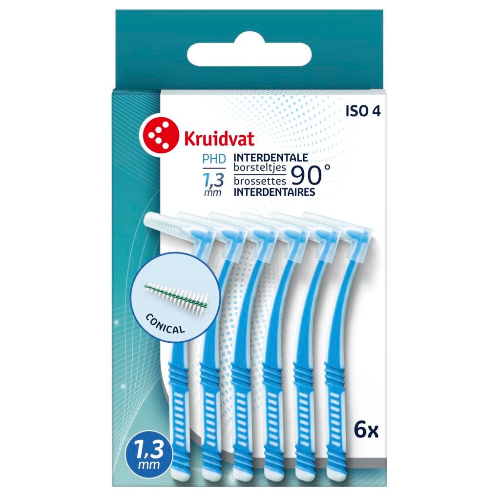 Kruidvat 90° 1,3mm Interdentale Borsteltjes