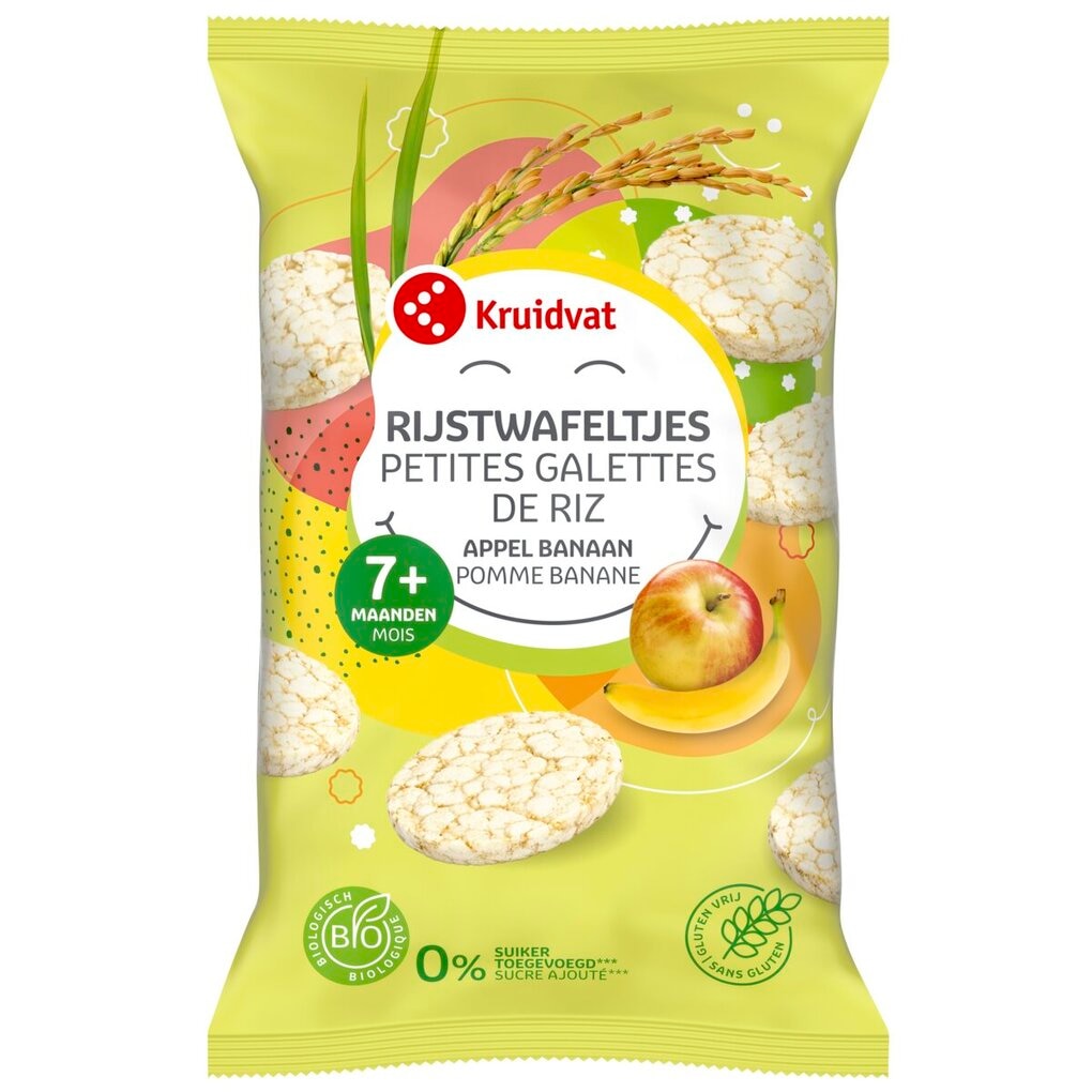 Organix Galettes de Riz Pomme & Banane 7+M Organix Galettes de Riz Pomme & Banane 7+M