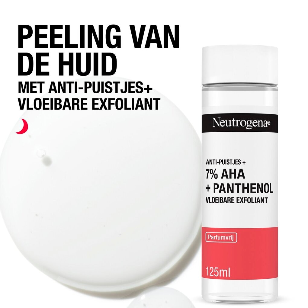 Neutrogena Anti-Puistjes+ 7% AHA Parfumvrije Vloeibare Exfoliant