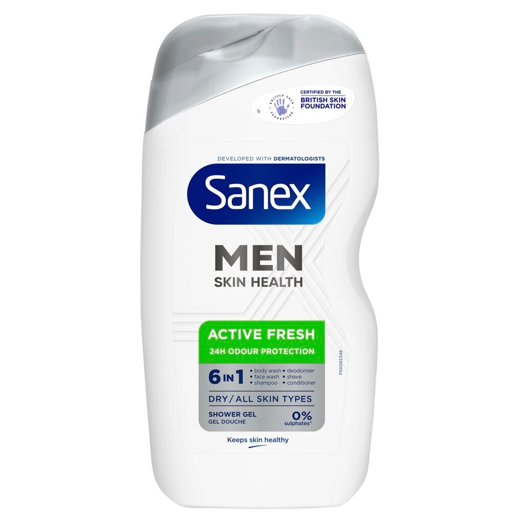Sanex Men Skin Health 6-in-1 Active Fresh Douchegel