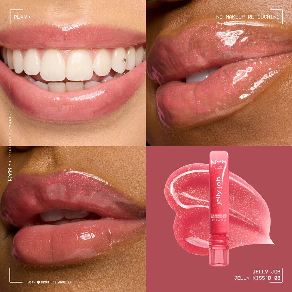 NYX Professional Makeup Gloss à Lèvres Jelly Job Kissed
