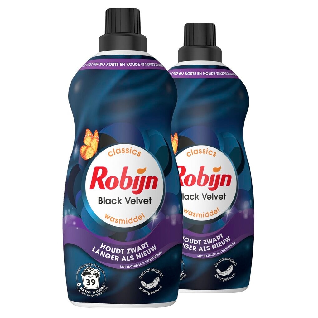Robijn Classics Klein & Krachtig Black Velvet Vloeibaar Wasmiddel
