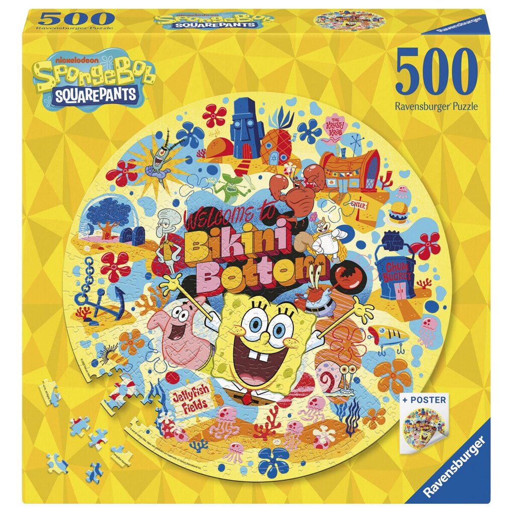 Ravensburger Puzzle Rond Bob l’Éponge