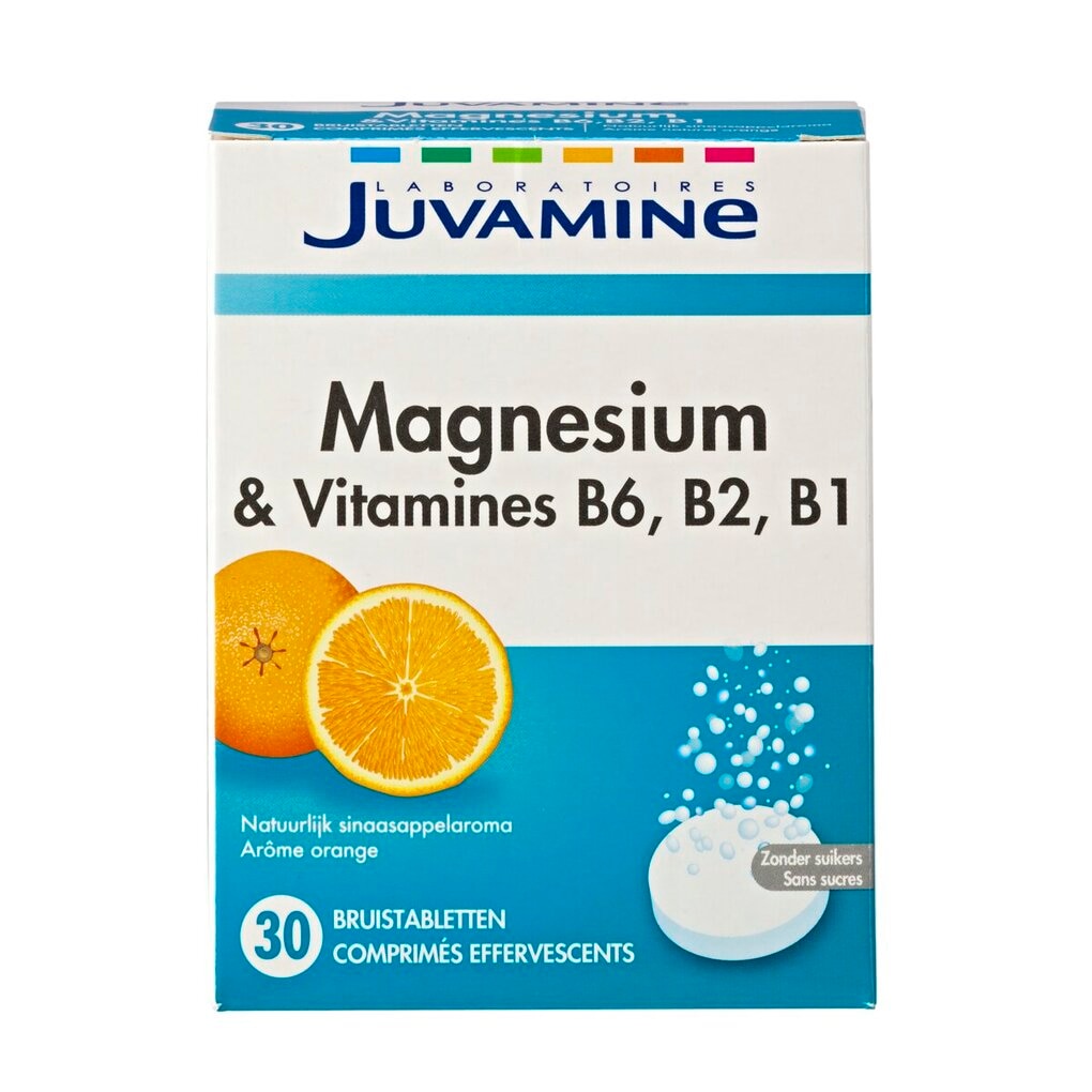 Juvamine Magnesium + Vitamine B6, B2, B1 Bruistabletten