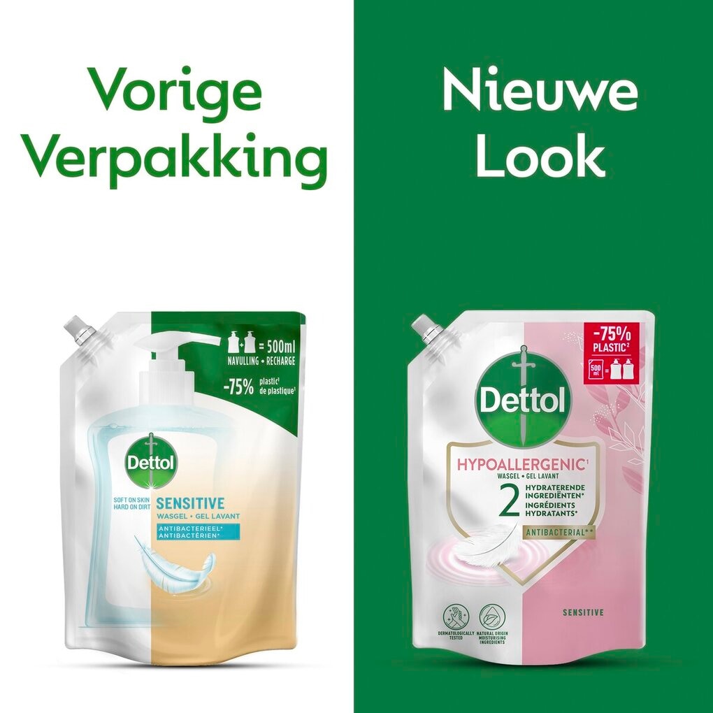 Dettol Sensitive Antibacteriële Wasgel Navulling