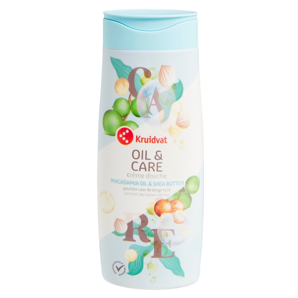 Kruidvat Oil & Care Crème Douchegel Kruidvat Oil & Care Crème Douchegel