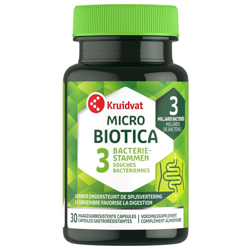 Kruidvat Capsules Micro Biotica 3 Souches Bactériennes