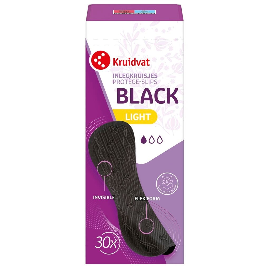 Kruidvat Protège-Slips Noirs Flex Kruidvat Protège-Slips Noirs Flex